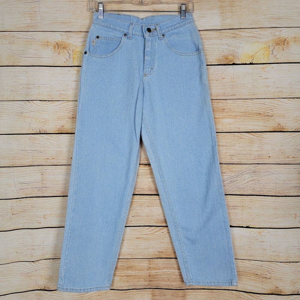 Vintage Lee Riders Jeans Size 27 Baggy Fit Tapered Leg Mom 90s Street Wear New